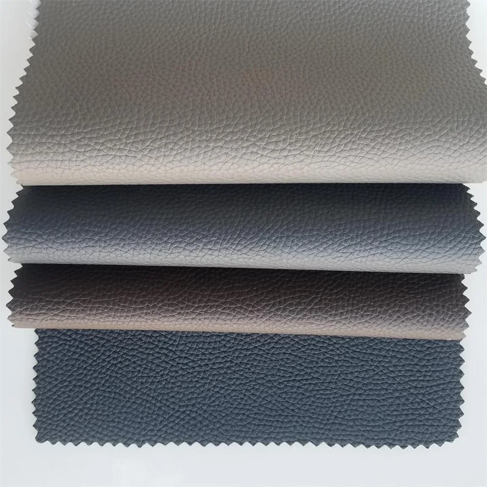 The Latest PVC synthetic Leather with Knitting backing and Nonwoven backing for Car Seat use Car Interior upholstery