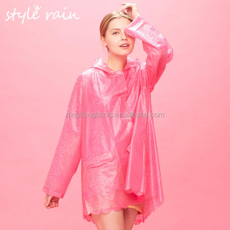 Girls Transparent Plastic Taincoats, Branded Raincoats Wholesale China Manufacturer