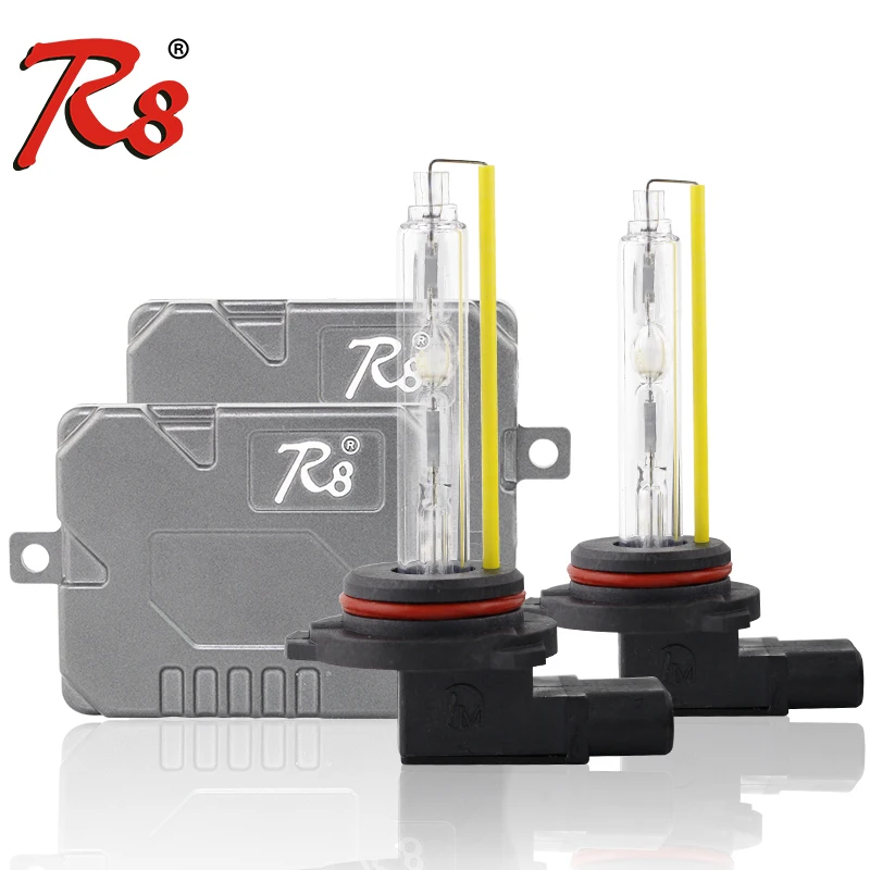 High Quality Bi_Xenon Hid Projector Lens Kits Auto Xenon Hid Kit R8 55W 12V H4 H13 9004 9007 H1 H3 H8 H11 9005