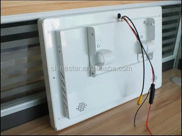 metal frame 19 inch TFT LED vehicle coach metro Bus LCD high bright monitor signage AD display