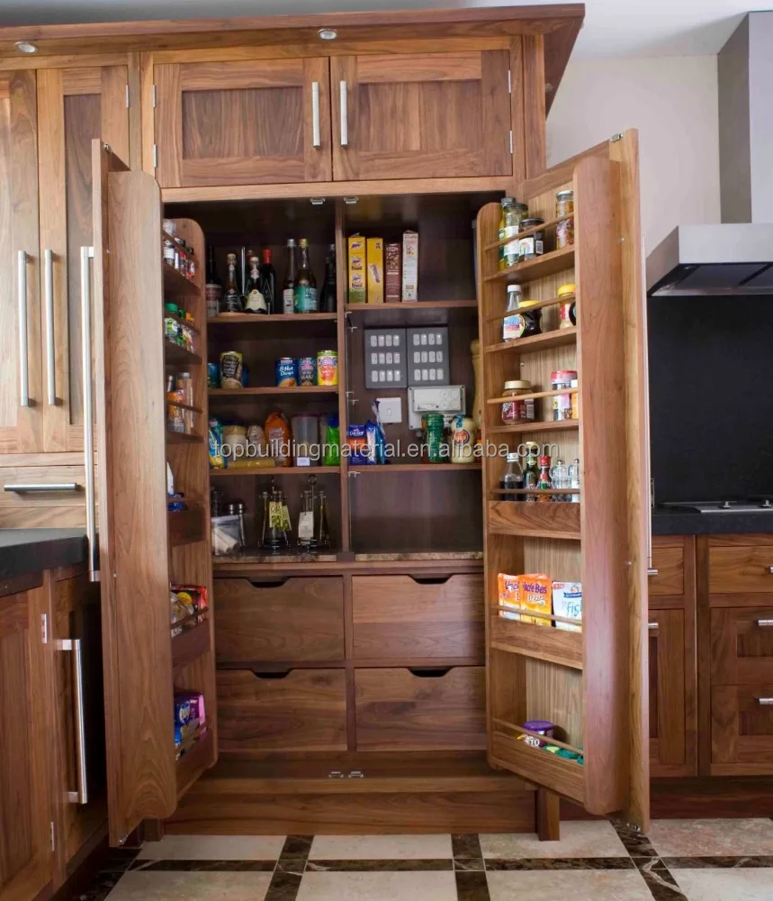 
Custom made dresser walnut kitchen pantry 