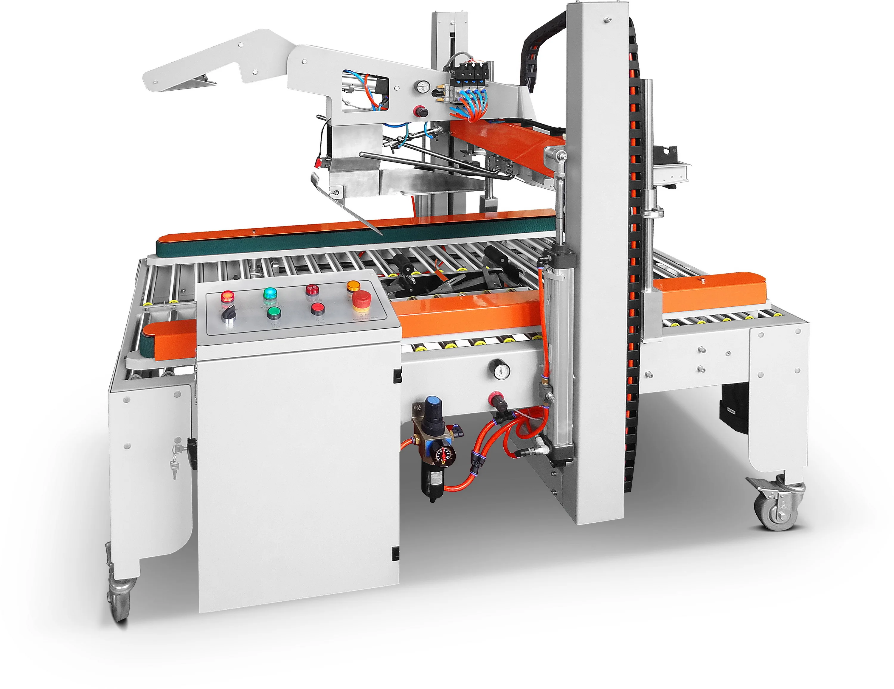 
Fully automatic packing machinery automatic fold cover adhesive packaging tape Carton Sealer sealing machine 