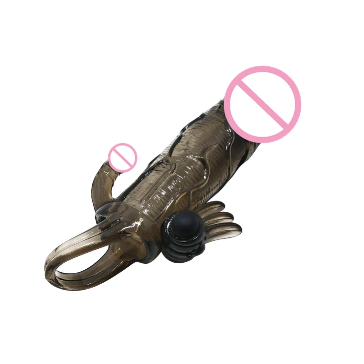 
Soft Silicone Penis Enlarger Sleeve with Cock Ring Realistic Dildo Adult Sex Toy for Men 