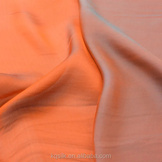 
Yarn dyed woven plain/solid silk satin/charmeuse fabric with multicolor with some colors in stock for lady clothes 
