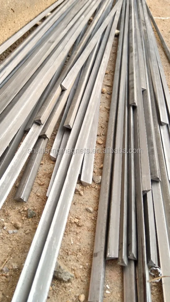 prefabricated construction magnetic steel triangular chamfer 10x10mm