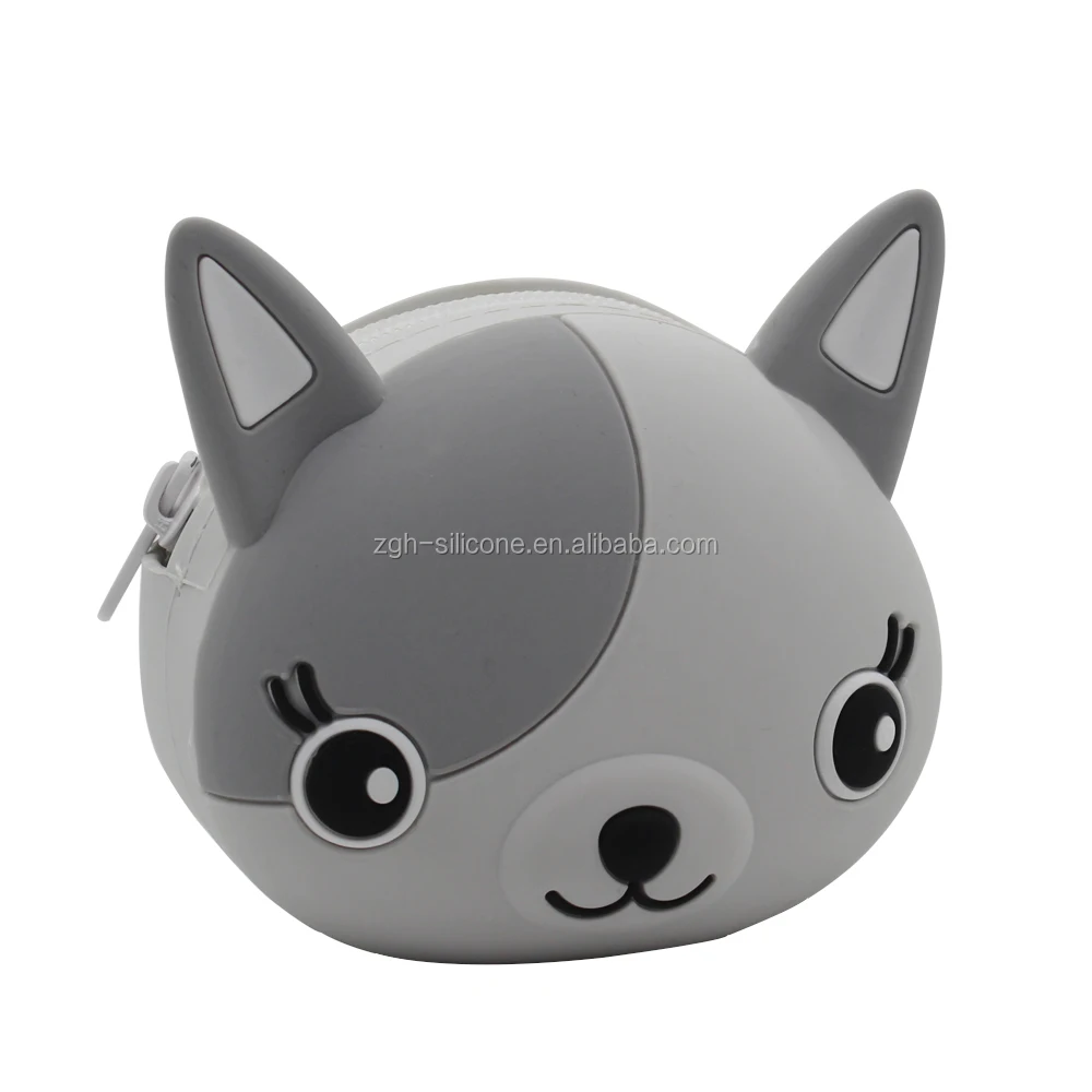 Wholesale Waterproof Cartoon Coin Purse Custom Silicone Coin Purse Pouch