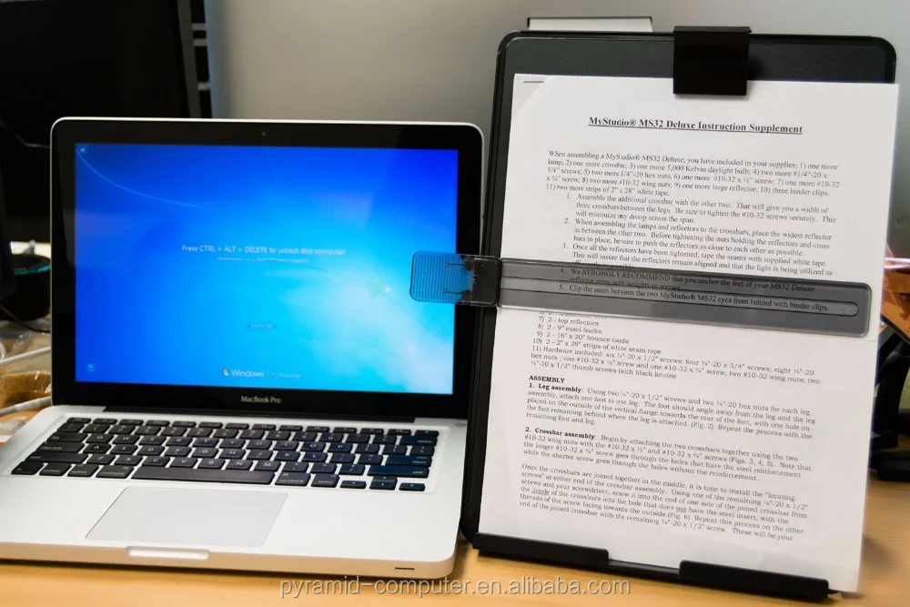 desktop Adjustable Clip File A4 Letter Document Holder