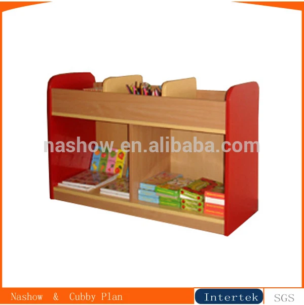 детей современная и простые и дешевые гибкий съемный складной для хранения твердого дерева шельфа