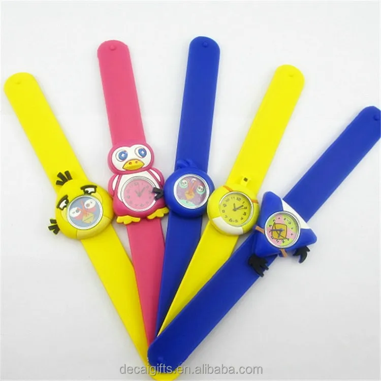 
Bulk wholesale cartoon mickey slap watch, lovely cartoon watch for kids 