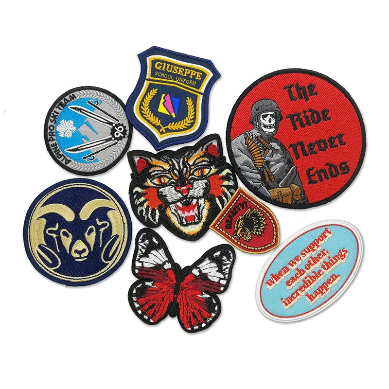 university logo patches, university embroidery patch, college embroidered patch