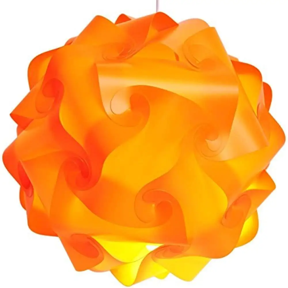 30pcs S M L Jigsaw Light Lamp Shade Elements Modern IQ Puzzle Ceiling Lampshade