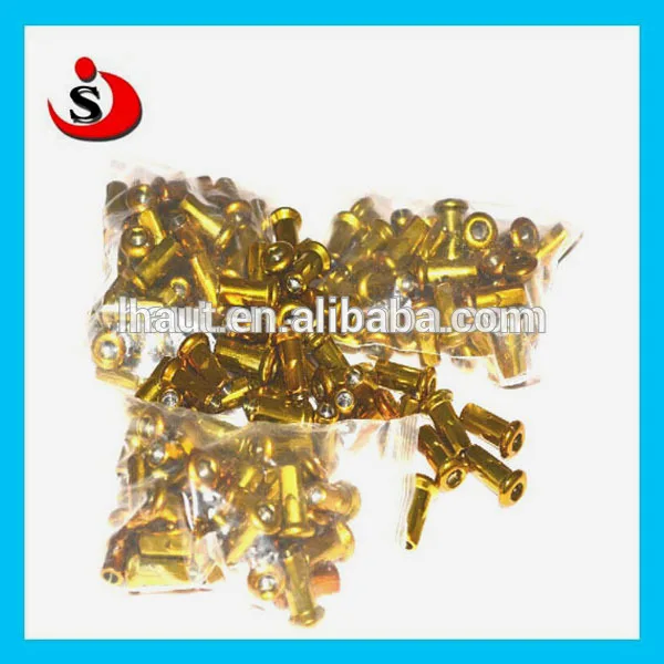 мотоцикл нерёавеющей стали золотой анодированный колеса соски для кросса грязь супермото