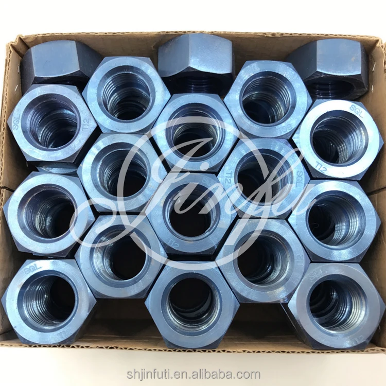 
DIN934 m8 Titanium Hexagon nut with metric coarse and fine pitch thread 