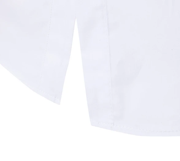 A3872 Male flowers splash ink paint long sleeve cotton polyester Korean white shirt