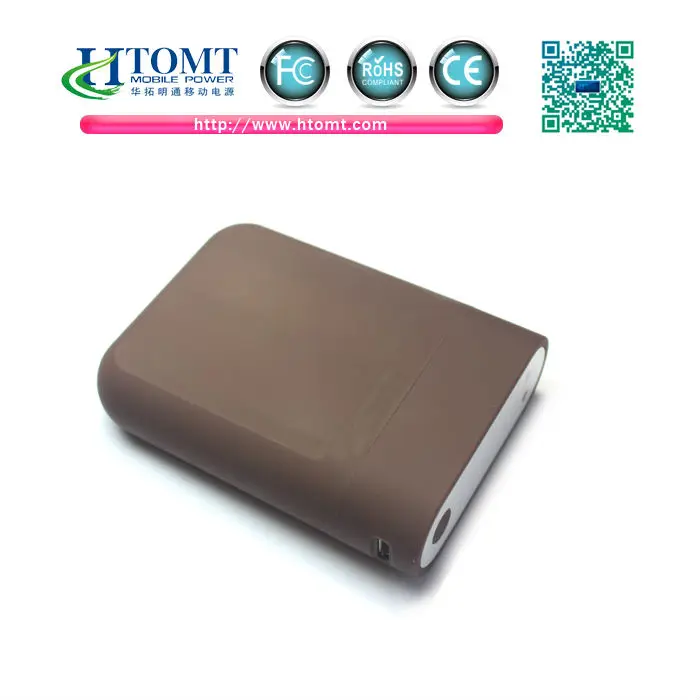 6600mah внешнее зарядное устройство сотового телефона с 2 светодиодных факел