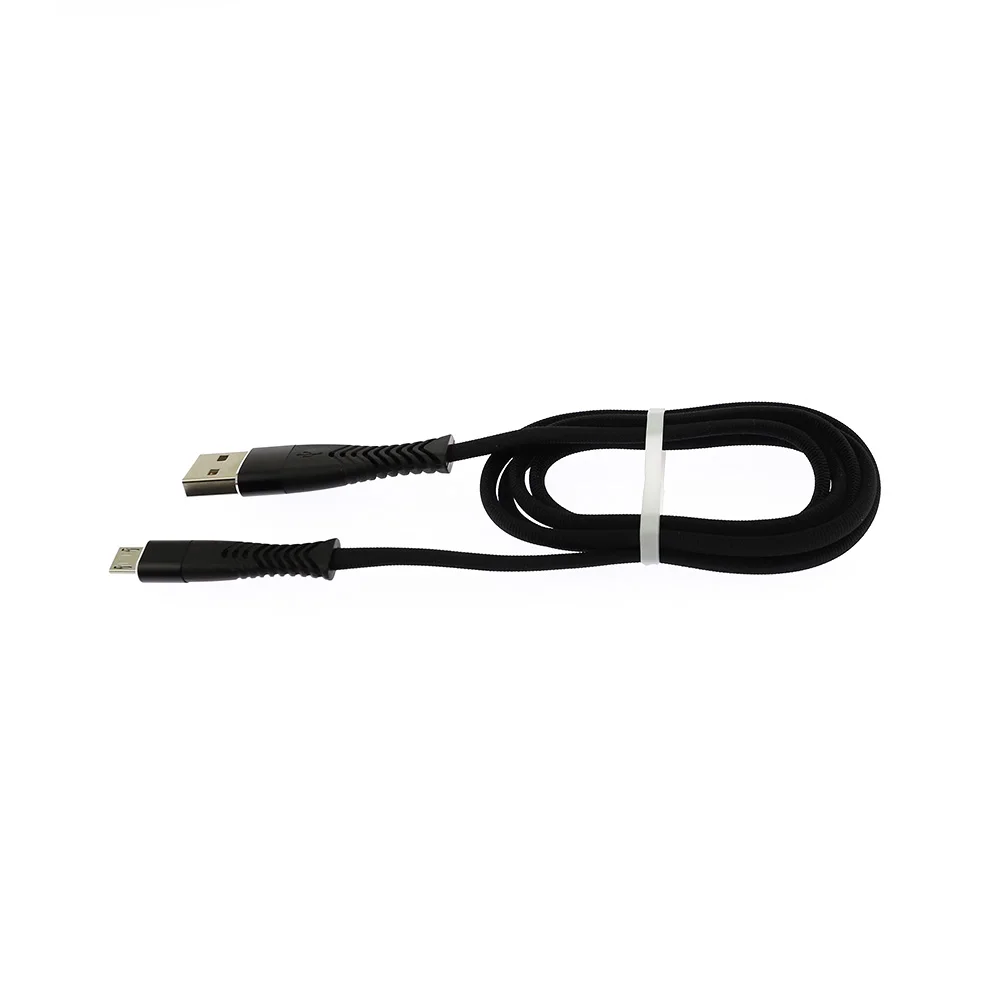 
2019 New arrival fish bone 2.4A micro usb cable with both charging and data for Android mobiles 