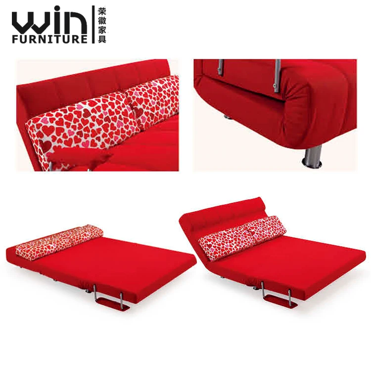 Nordic style simple appealing two seater sofa bed