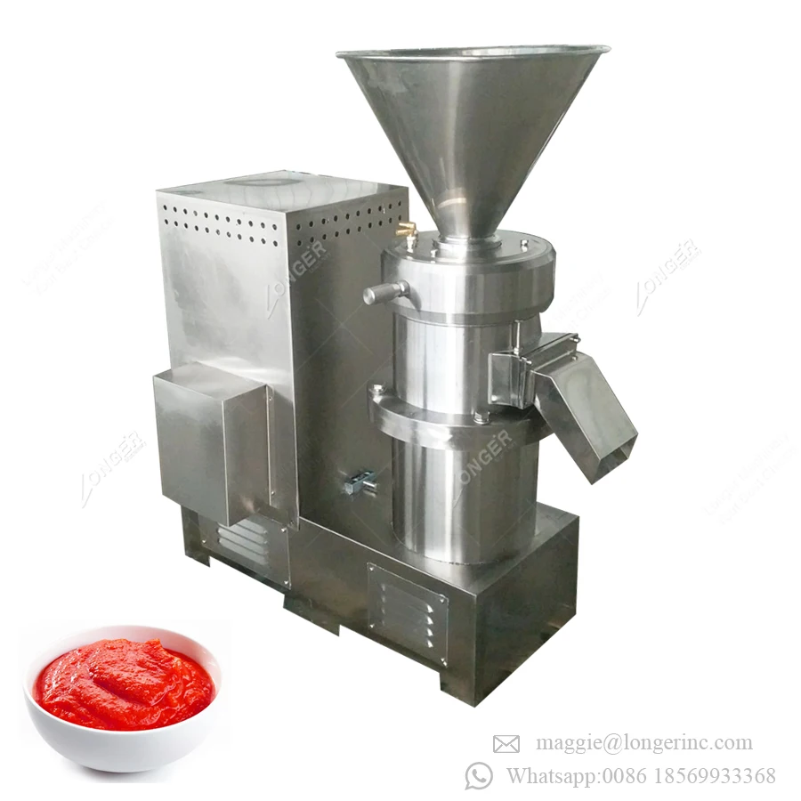 High Output Industrial Groundnut Tomato Paste Shea Butter Grinding Equipment Pepper Chili Sauce Making Machine