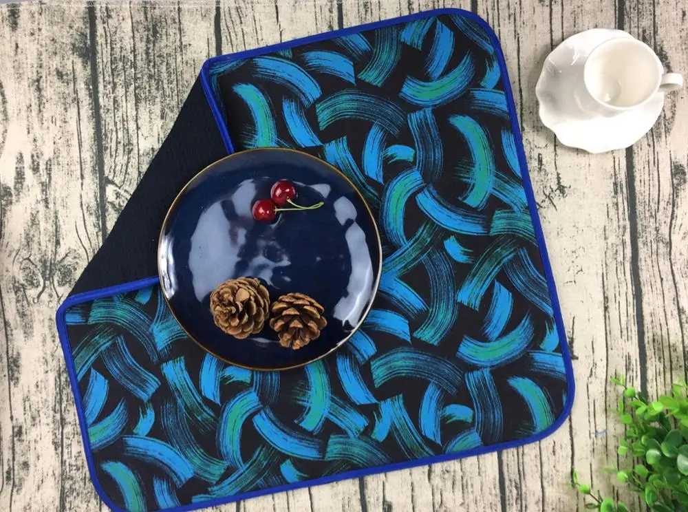 Chinese Manufacturer Selling Custom Superfine Fiber 100% Microfiber Printing Absorption Kitchen Mat