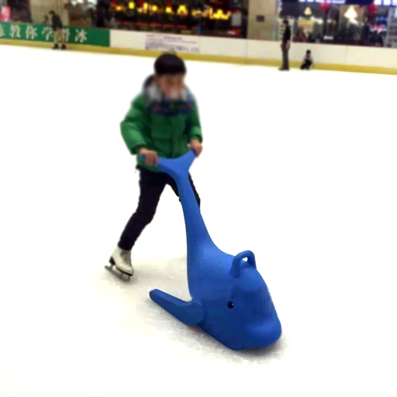 Пластиковые ледяные сани для дельфинов для катания на коньках