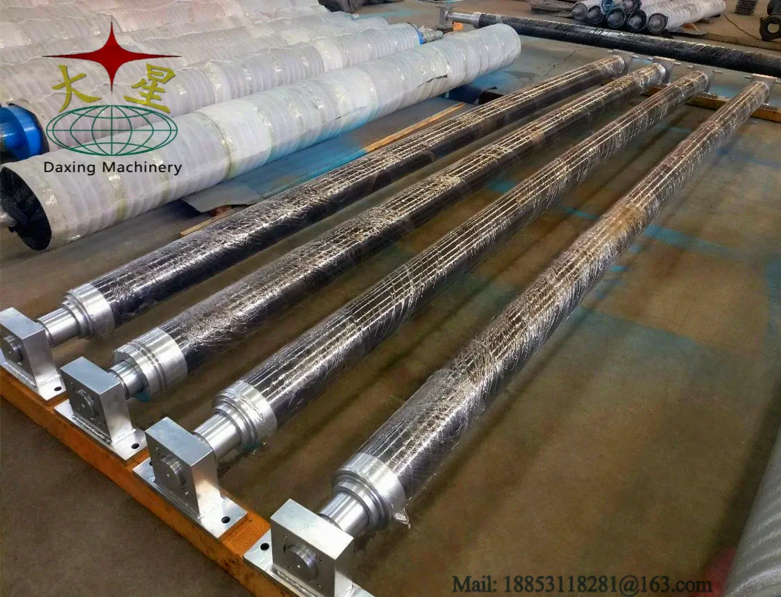 banana roller for paper rewinding machine