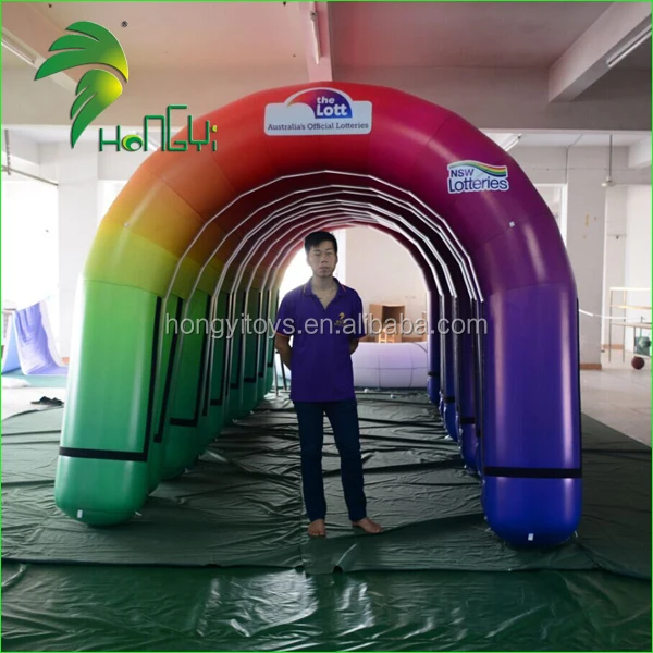 Promotional Custom Finish line Balloon Inflatable Arch with LOGO