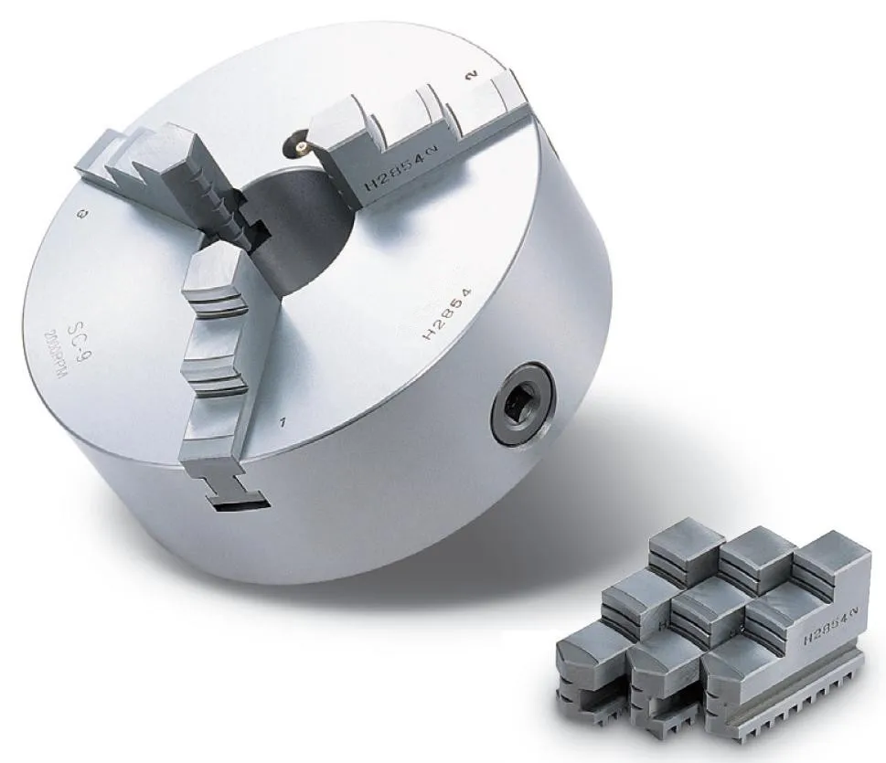 3 jaw manual scroll lathe chucks