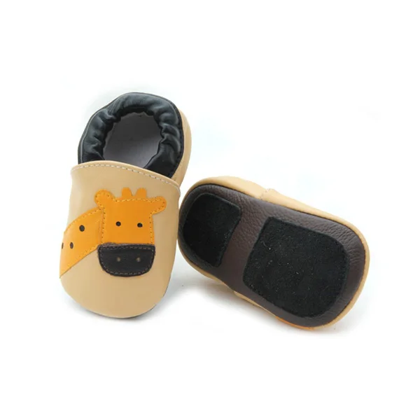 Baby Slippers Multicolor Customized Patterns Soft Leather Children Shoes