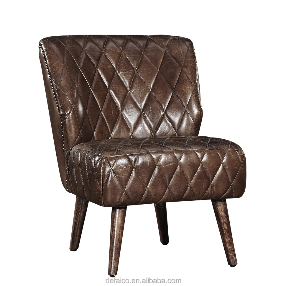 Cafe Hotel бар кресло одного античный кожаный диван с заклепками