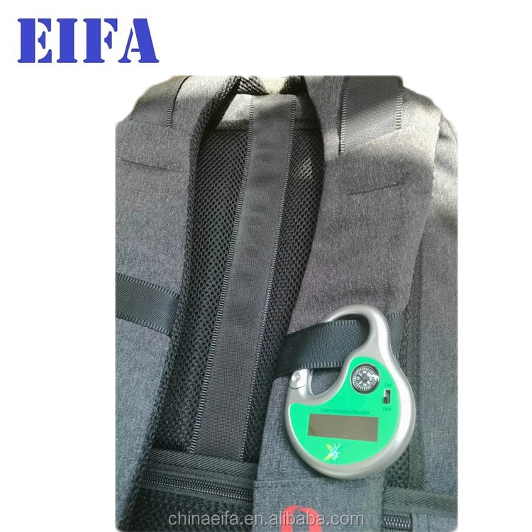 
Good sell solar portable mosquito repeller for outdoor use hook type solar portable ultrasonic mosquito repeller 