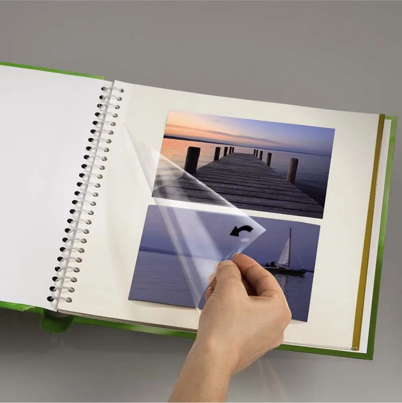 Natural Color CMYK Printing Coated Paper Cover Self-adhesive Sheets Spiral Binding Photo Album
