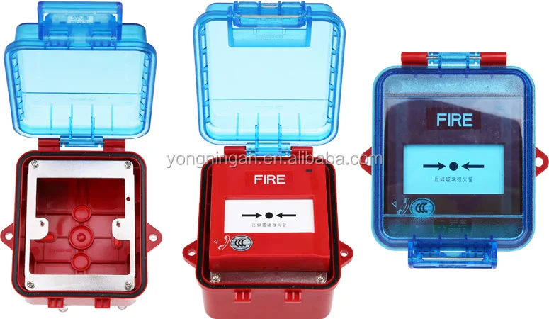 
IP65 Wholesale Conventional Emergency Manual Break Glass with Waterproof Case 