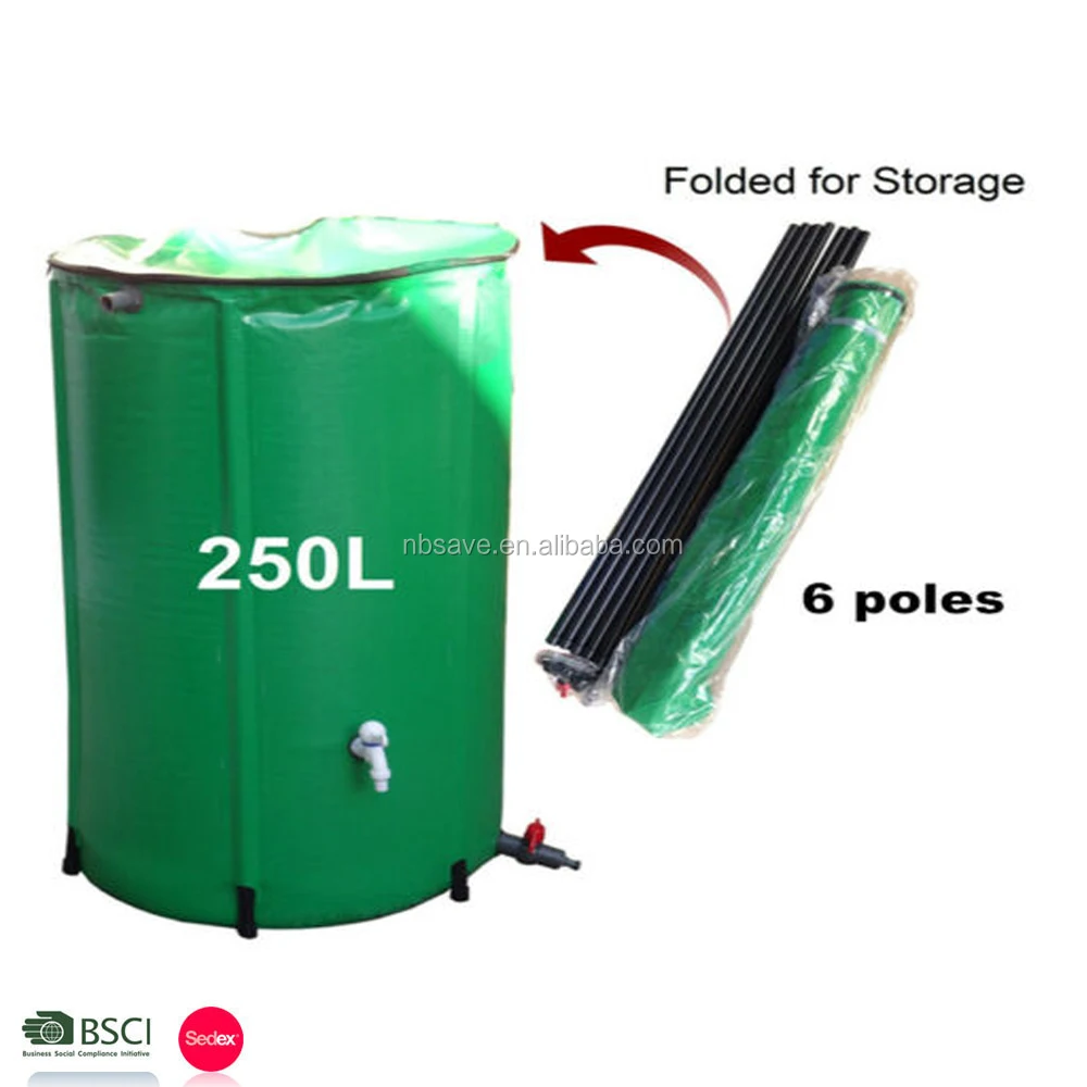 50L 160L 200L 250L 380L 500L 1000LPVC Plastic Rain Water Barrel China Online Shopping, Collapsible Foldable Water Tank