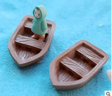 Неоновые вывески миниатюрный искусственный лодка Мини Мир Ландшафтный декоративные Micro Craft день интимные аксессуары