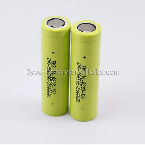 CE ROHS approved Japan 18650 battery cell lithium ion battery cell 3.7v li-ion rechargeable battery for NCR18650B 2600mah