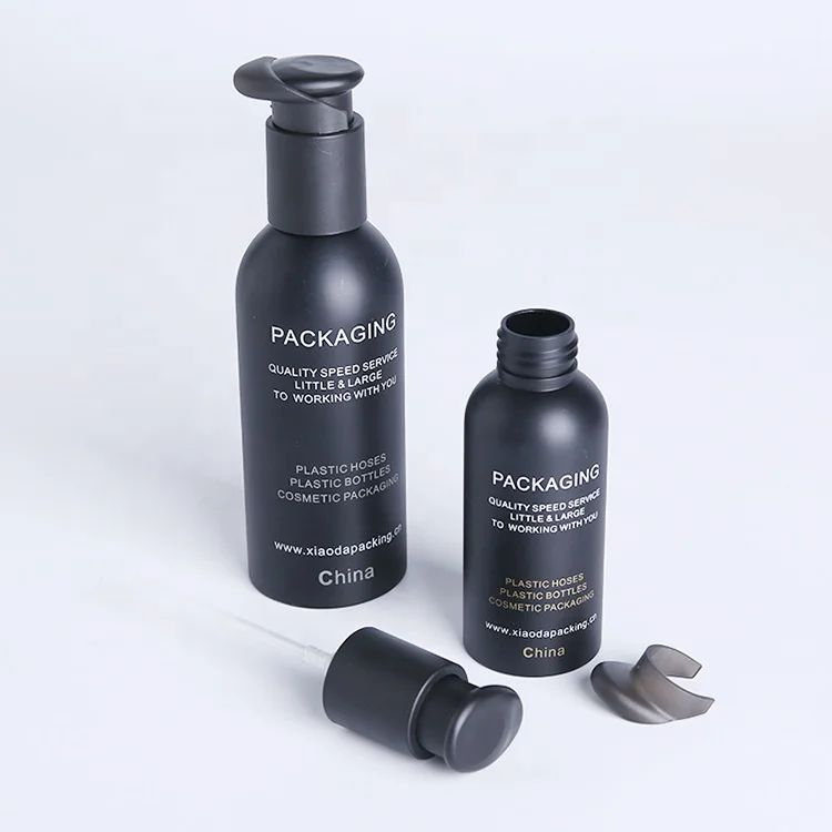 
Low profile personal care custom size emulsion packaging bottle 