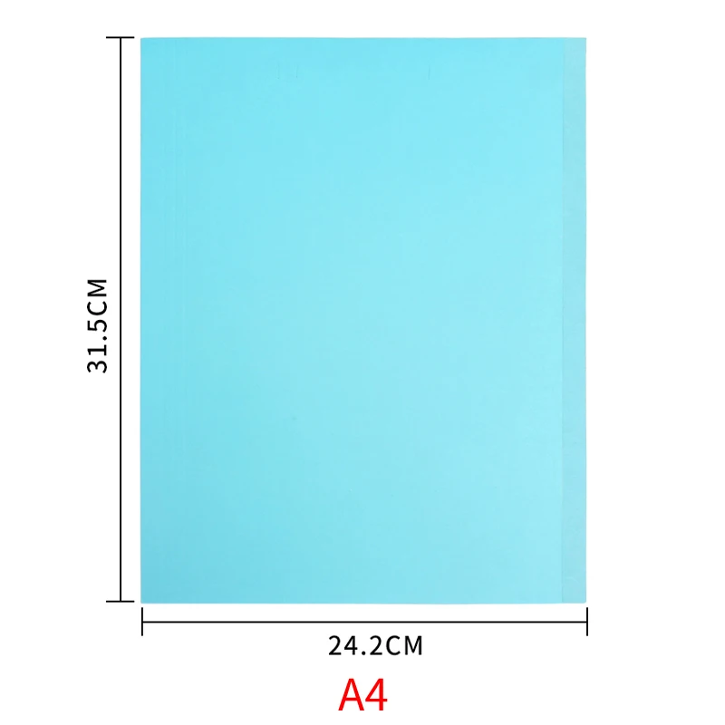 Fudek eco-friendly manila paper a4 colorful simple design file folder