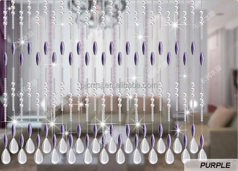 Widely used superior quality beads crystal beads rhinestone door curtains for for windows beaded curtain crystal