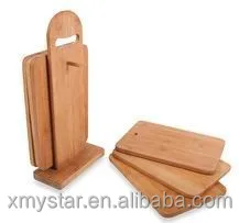 
Natural bamboo cutting board cheese board 7pcs sandwich board 