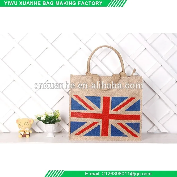 Factory direct sale best price of kitchen OEM factory wholesale jute cosmetic bag burlap