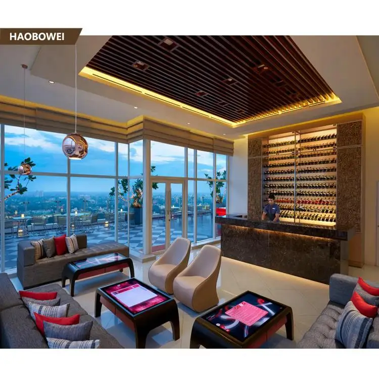 
Italian coffee round table in hotel bedroom lobby restaurant dining furniture 