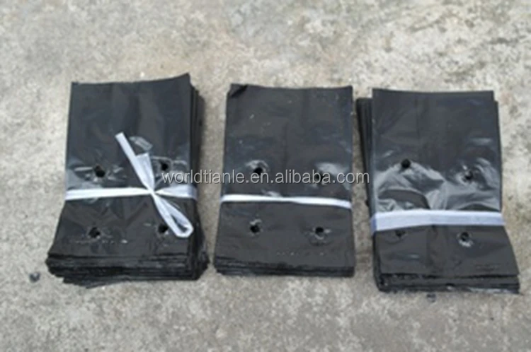 Black Poly Nursery Bag with UV Stabilizing,Durable Feature,1Litre Plastic Nursery Bag