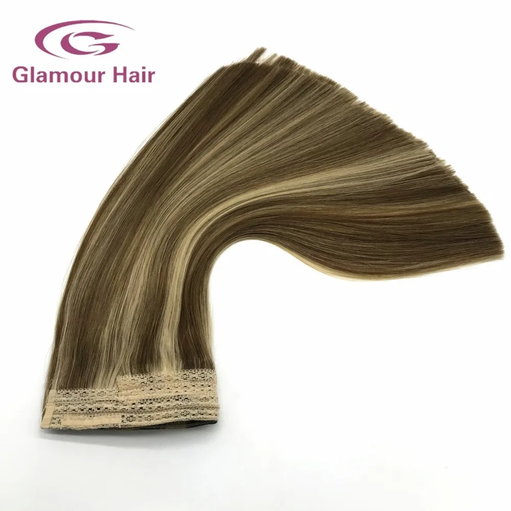 
Halo no clips highlight secret invisible line hair extension 