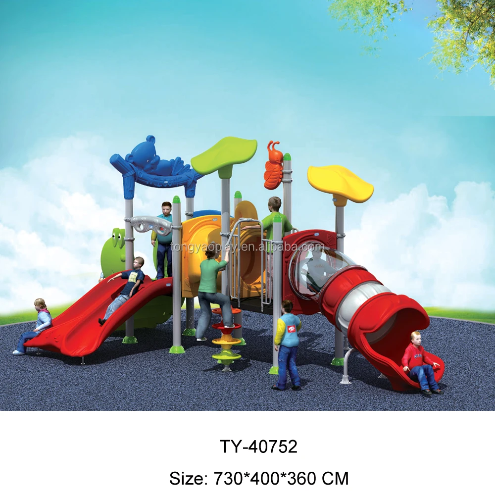 preschool swing set outdoor garden park toys playground equipment plastic mini tube slip n baby slide