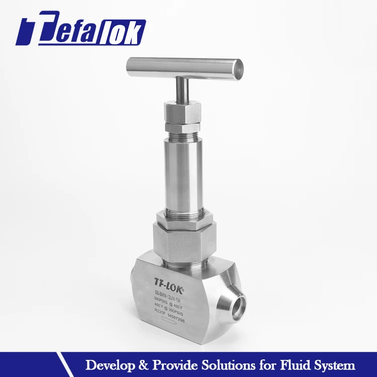 ss316 high temperature bellows-sealed needle valve