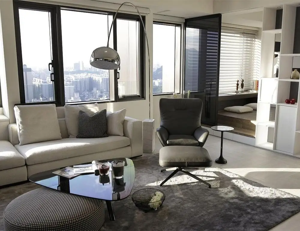 Factory price luxury modern hand-spun home carpet