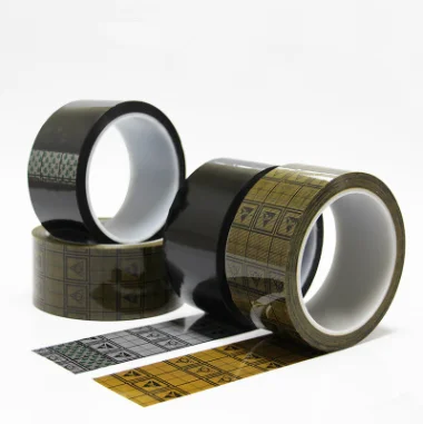ESD tape anti-static packing boxs adhesive tape yellow anti-static grid(mesh) tape