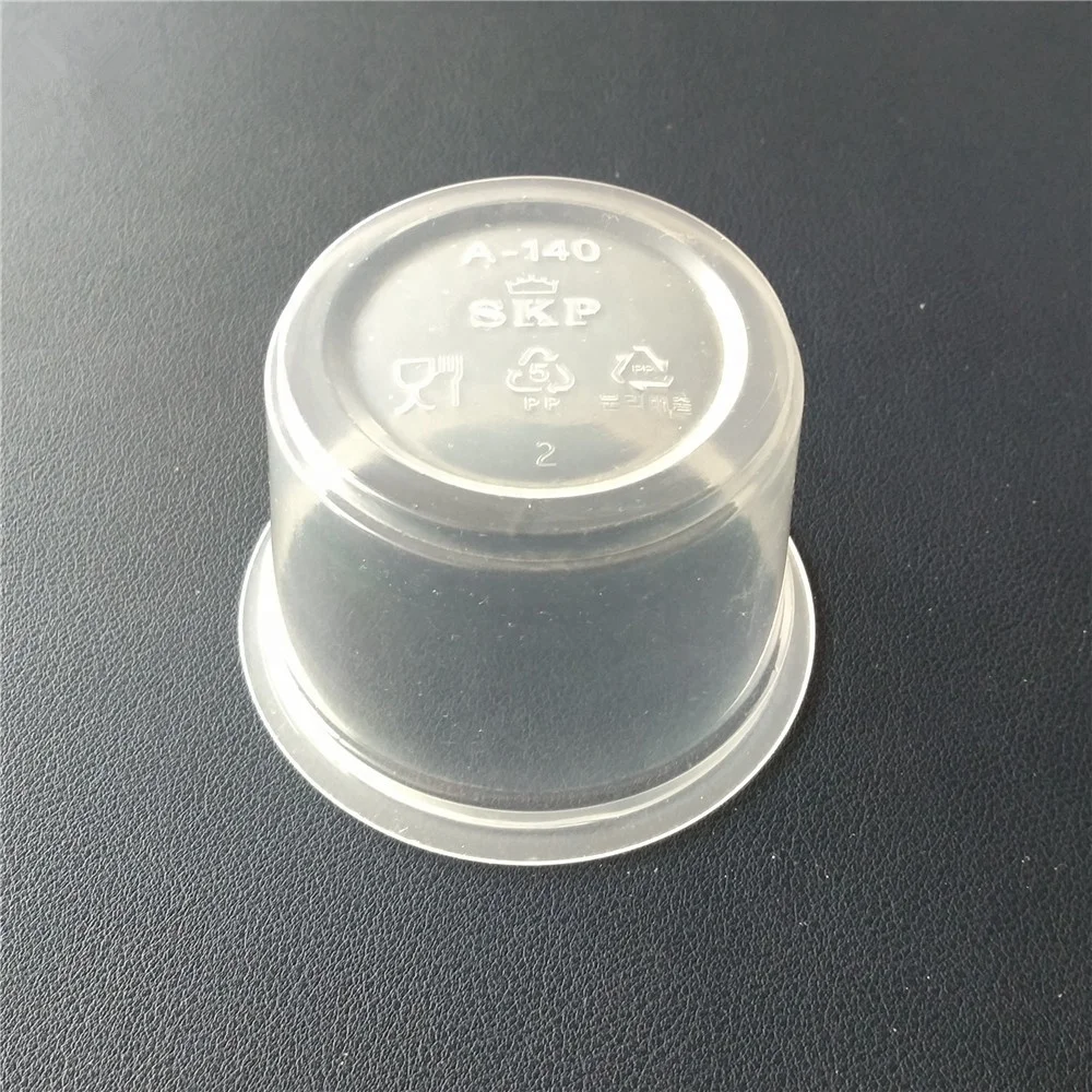 Disposable clear plastic jelly dessert container cups, PET container plastic pudding cup