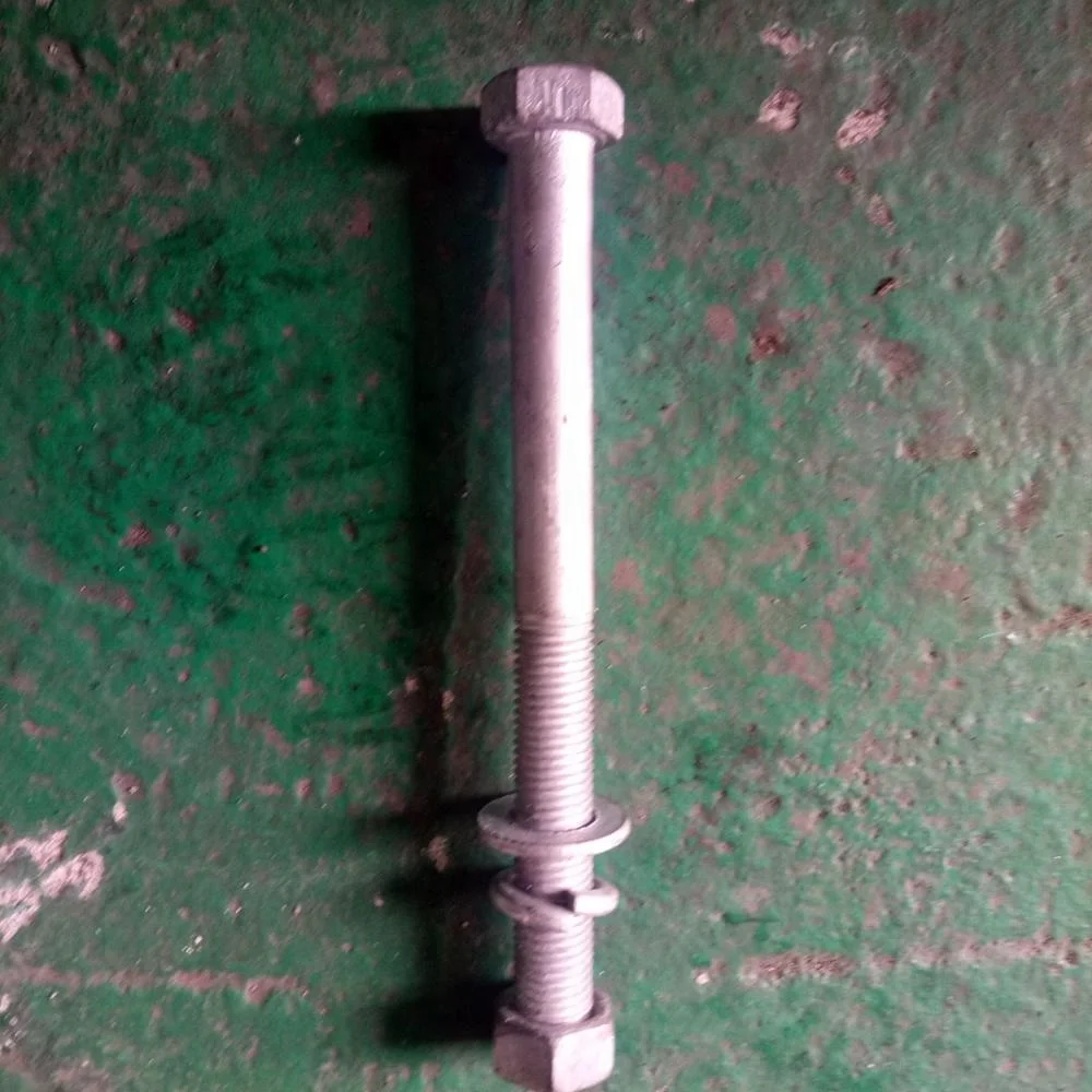 4.8 8.8 grade Galvanized Hexagon Bolts With Nuts and Washers