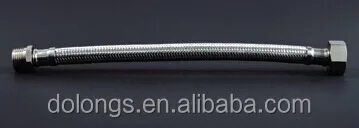 
Doflex 2018 new fashion Stainless Steel 304 Flexible Braided Hose 1/2 inch x M10x1 